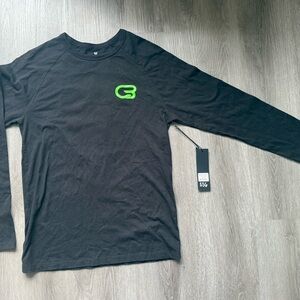 CycleBar Black Long Sleeve Shirt with Green Logo